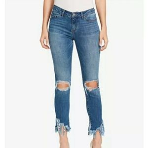 New William Rast Frayed Skinny Jeans